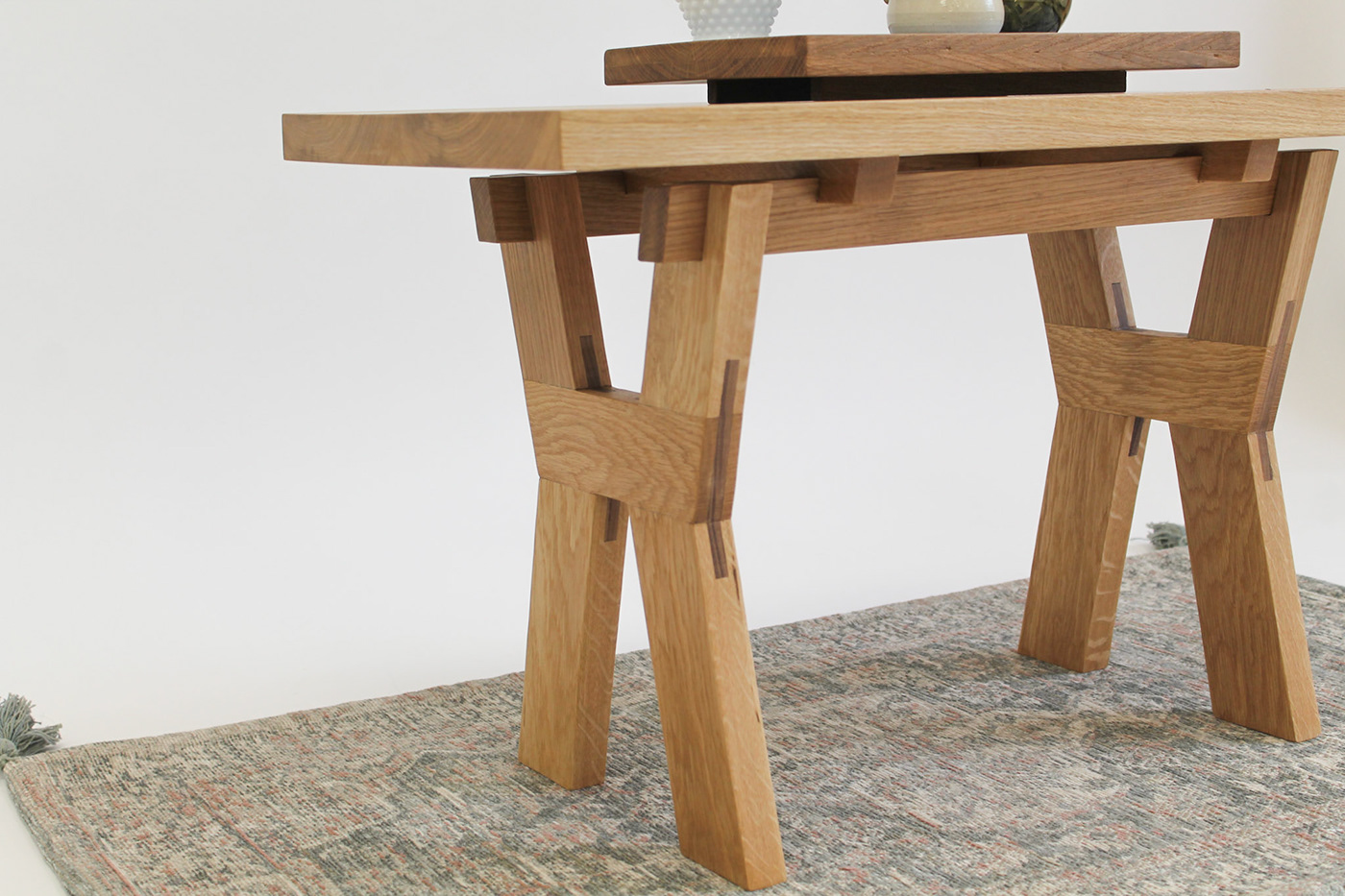 furniture furniture design  table white oak woodworking design