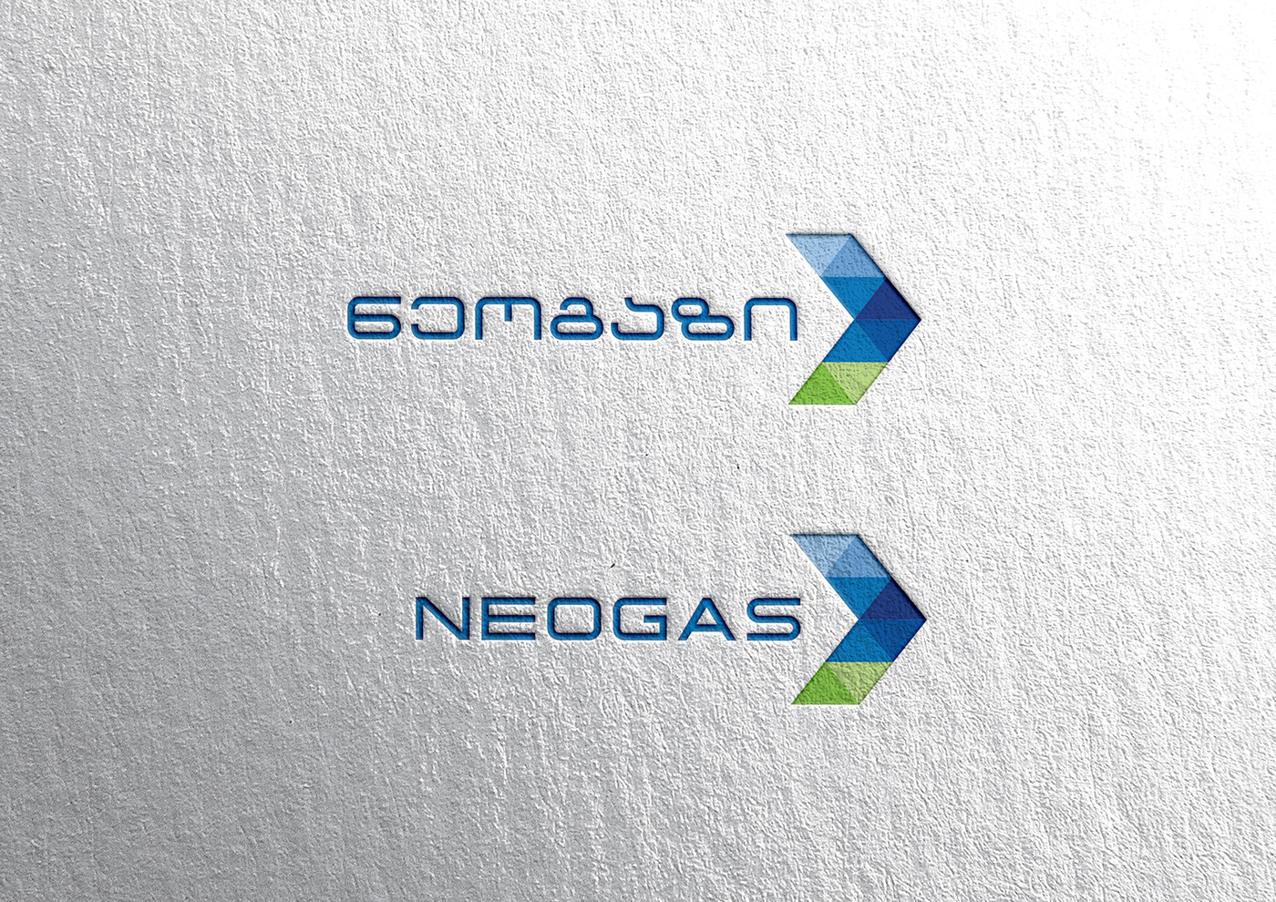 branding.ge Maka chichinadze Neogas gas station logo corporate style ნეოგაზი