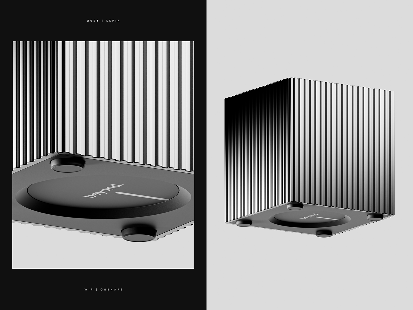 design identity 3D visualization minimal Render cinema 4d blender