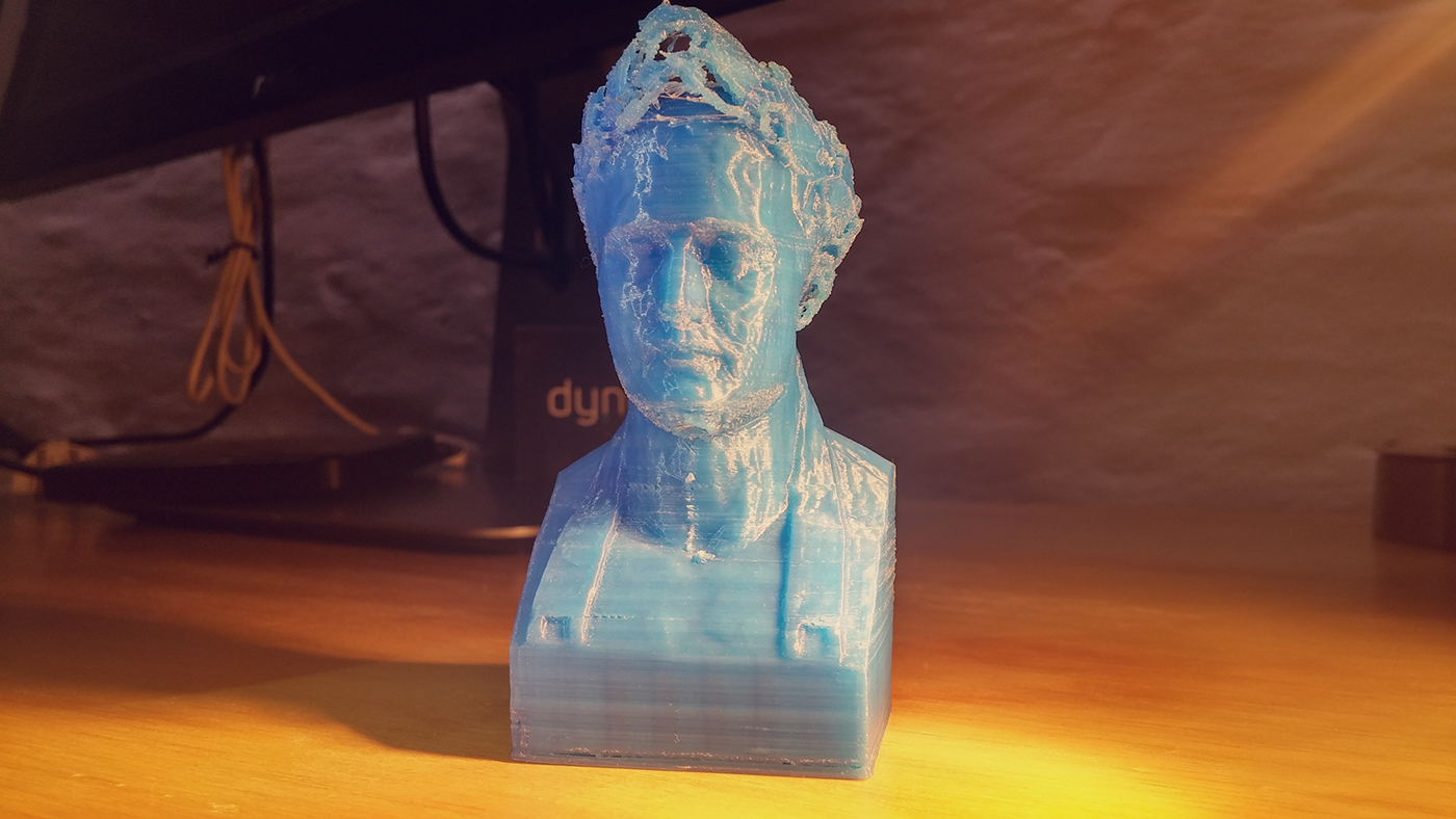 bust 3d scan napoleon arnold france statue curvature shader buonaparte Dyne 3d print