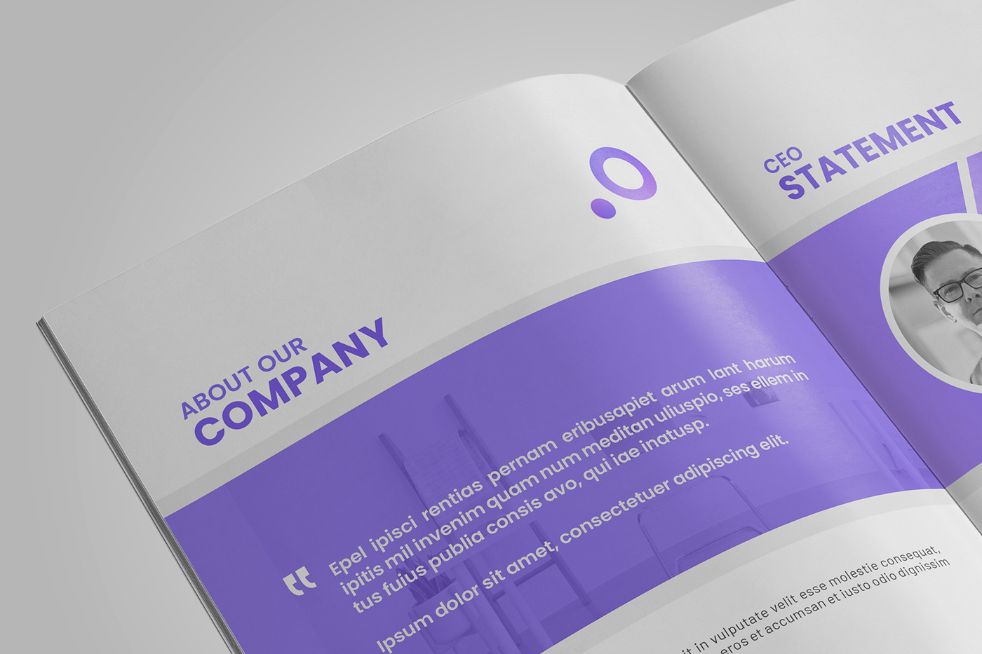 company profile brochure design Business Proposal digital brochure