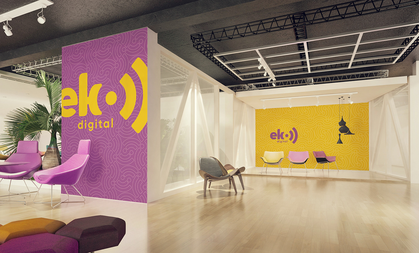 branding  digital Eko Digital gestalt identidade visual brand brand identity Logo Design marca visual identity
