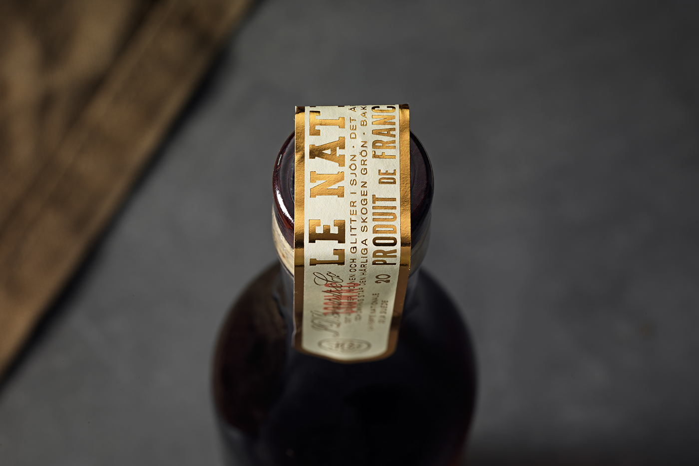 Le National Grönstedts Cognac Spirit packaging limited edtion