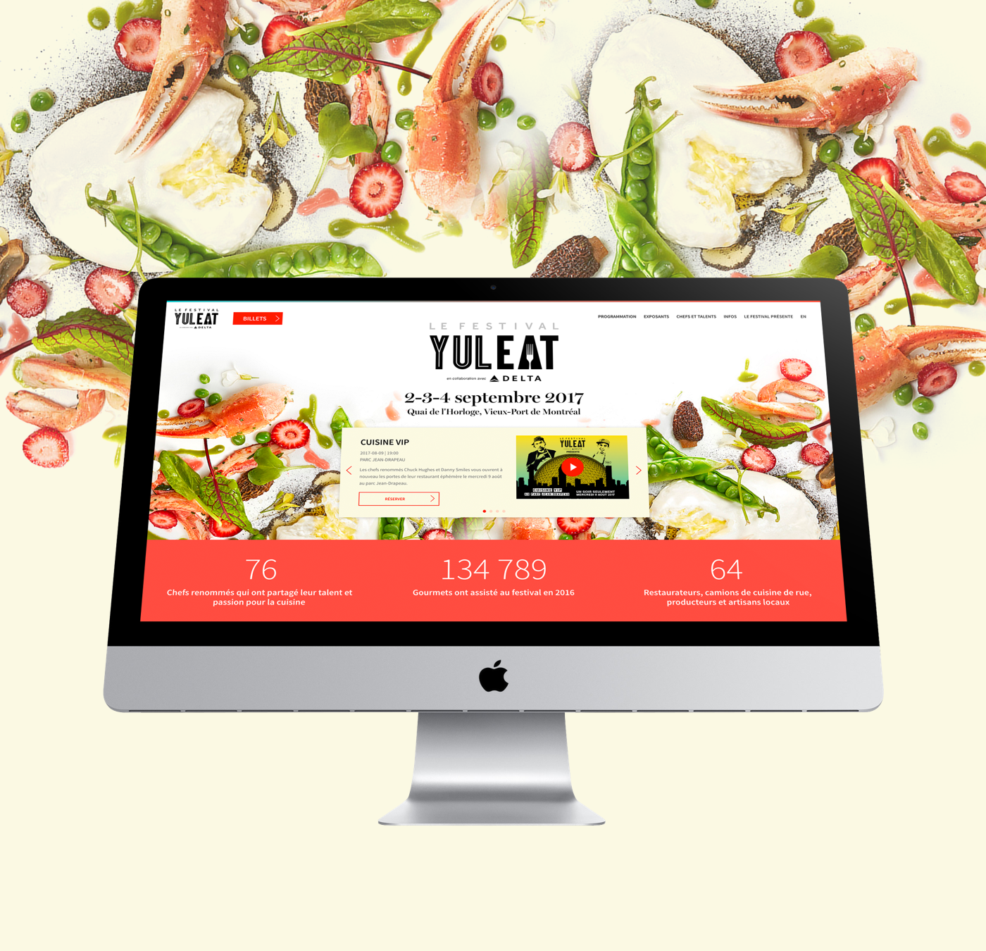 site web Website gastronomy gastronomie Food  festival