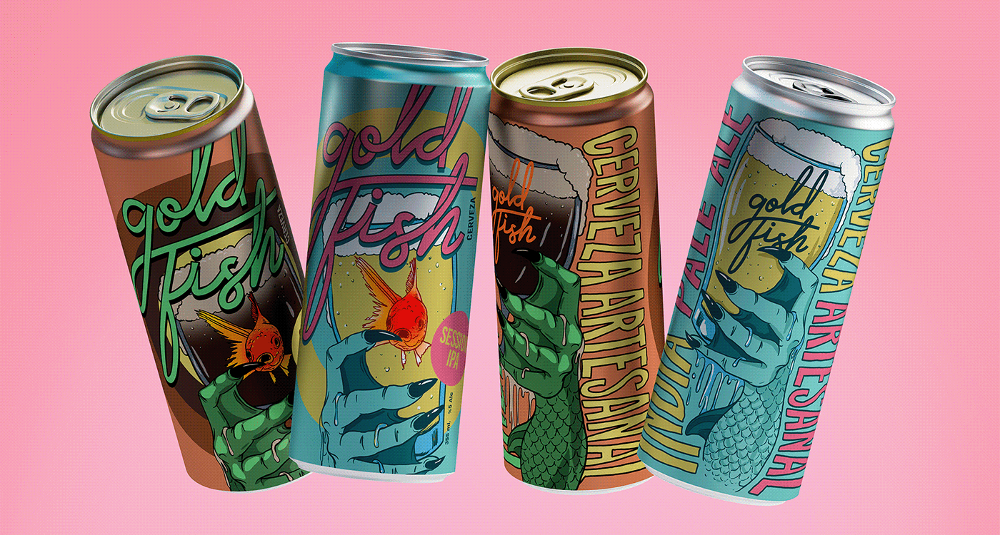 Drawing  digital illustration beer beer label Beer Packaging beer can Packaging Logo Design brand identity adobe illustrator