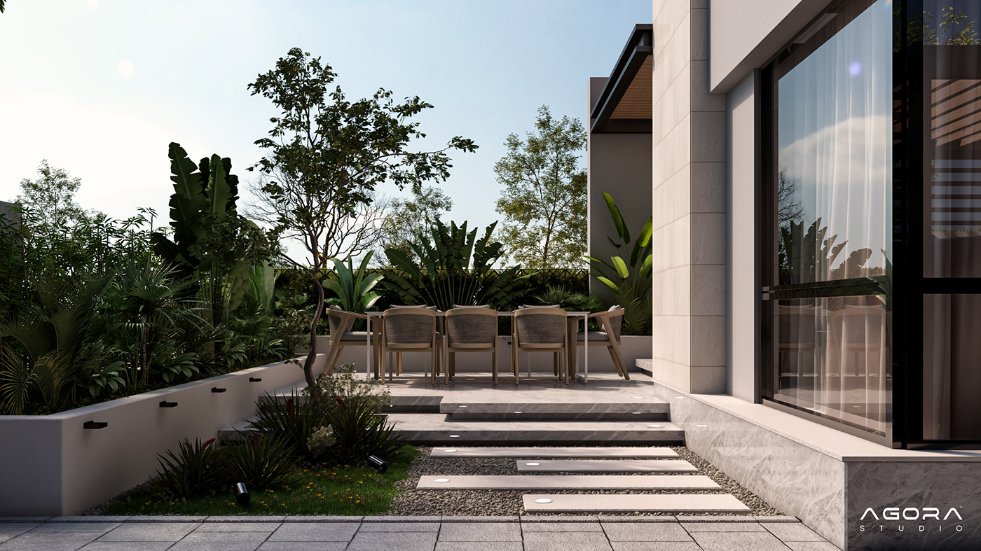 Landscape architecture visualization Render 3ds max corona archviz exterior vray SketchUP