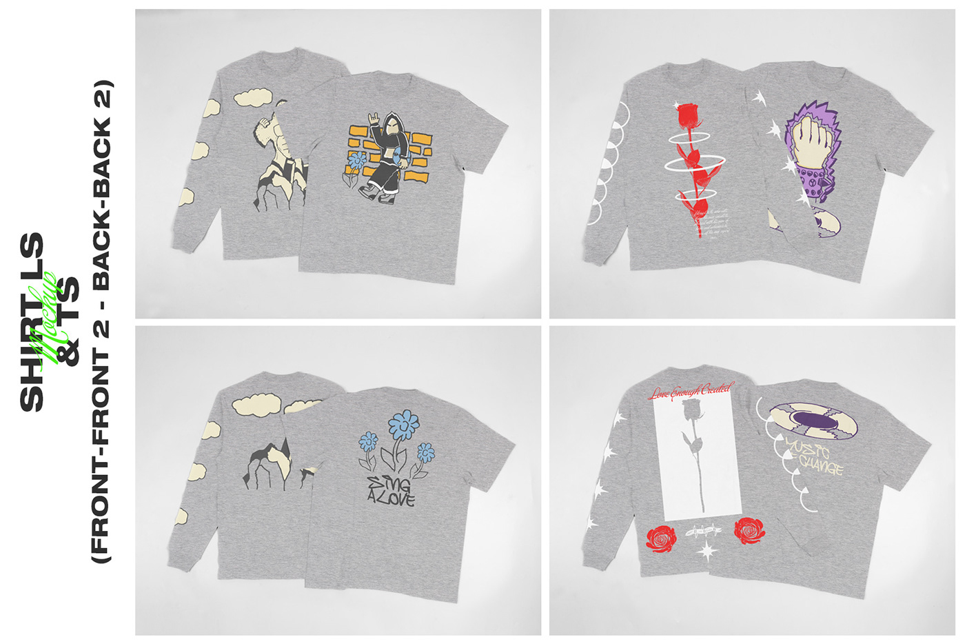 Mockup tshirt apparel Fashion  Clothing product design  branding  long sleeve template merchandise
