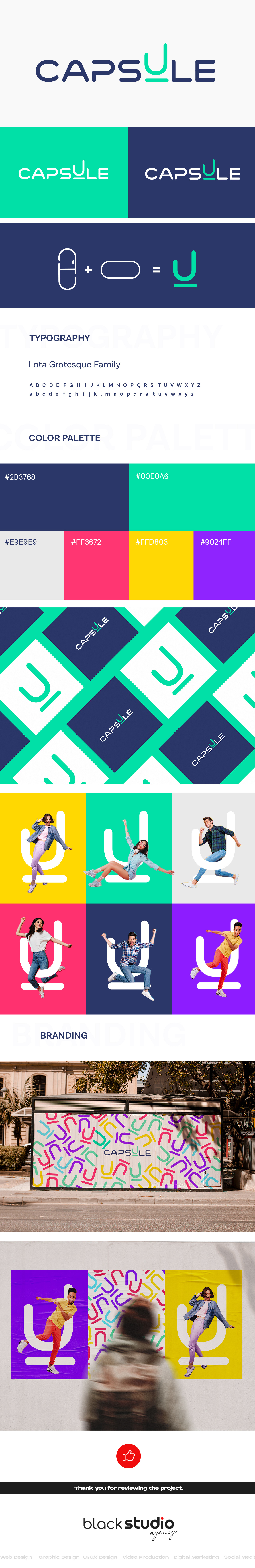 Behance branding  capsule creative digital marketing graphic design  Logo Design motion design social media UI/UX