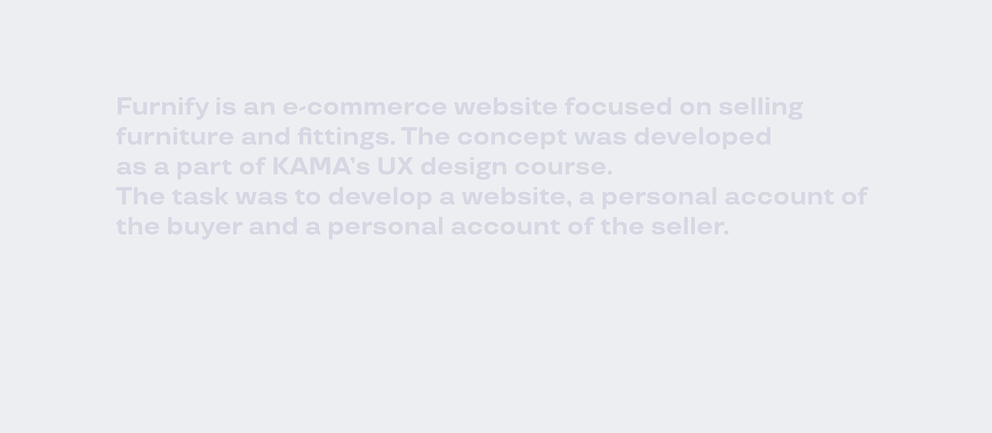 e-commerce UI ux Web Figma sketch principle animation  furniture shop
