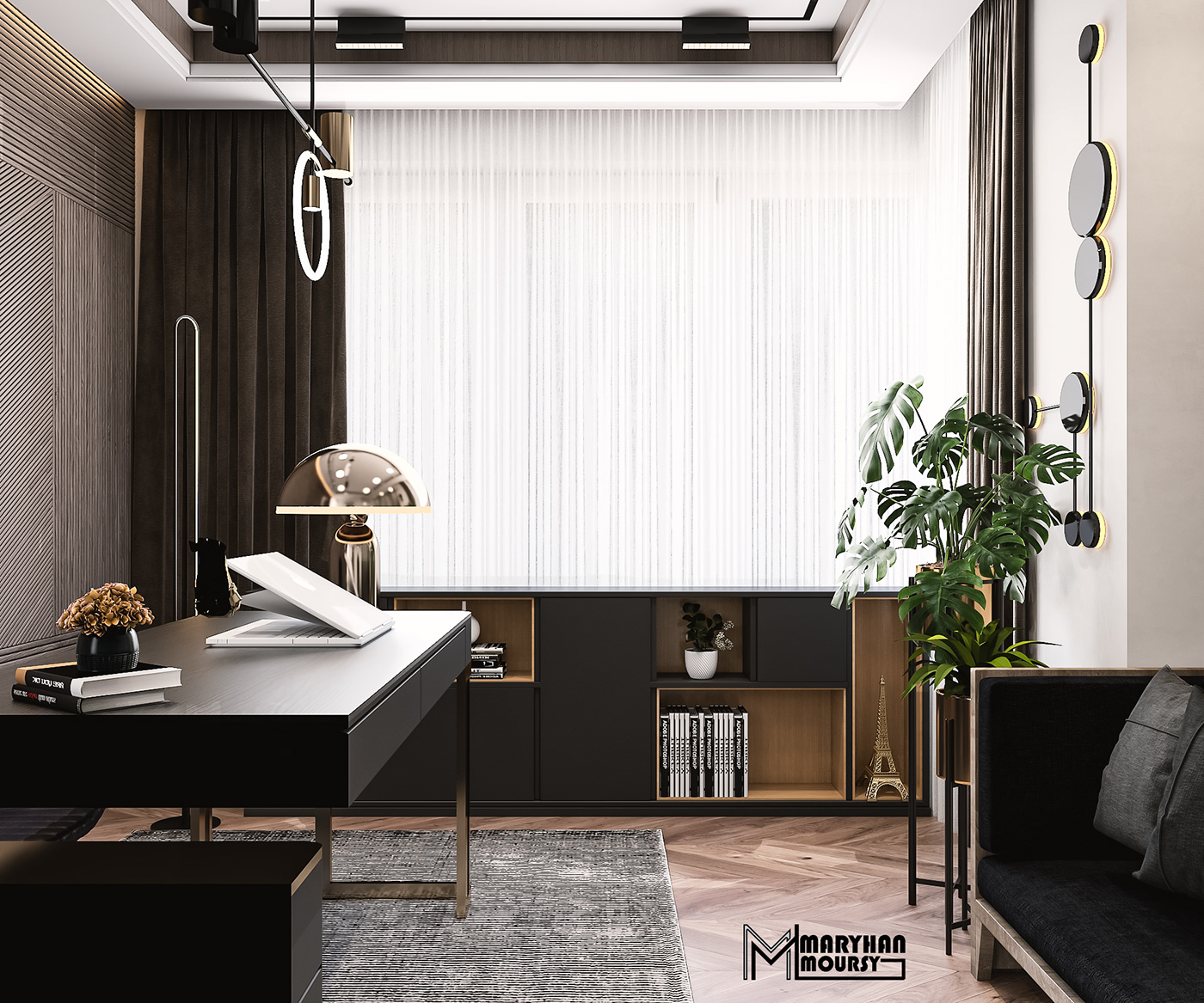 3D 3ds max architecture design interior design  modern Render visualization vray