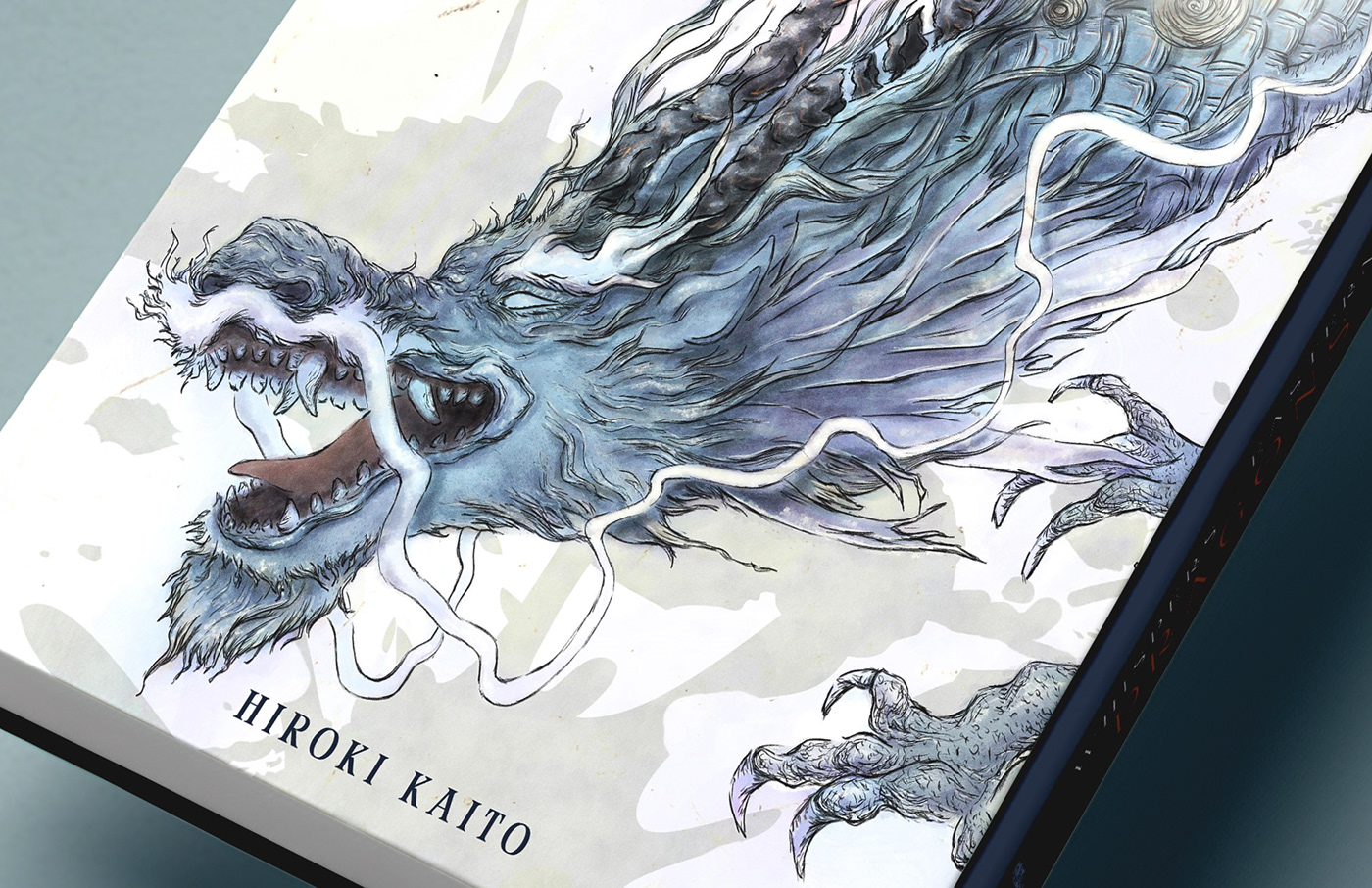 dragon book cover ILLUSTRATION  literature japanese cover design mythology fantasy Folklore Editorial Illustration