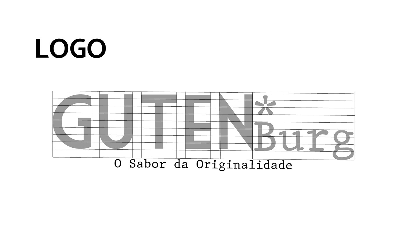 Gutenberg gutenburg hamburguer brand identity design marcelo kimura design gráfico graphic design  hamburgueria