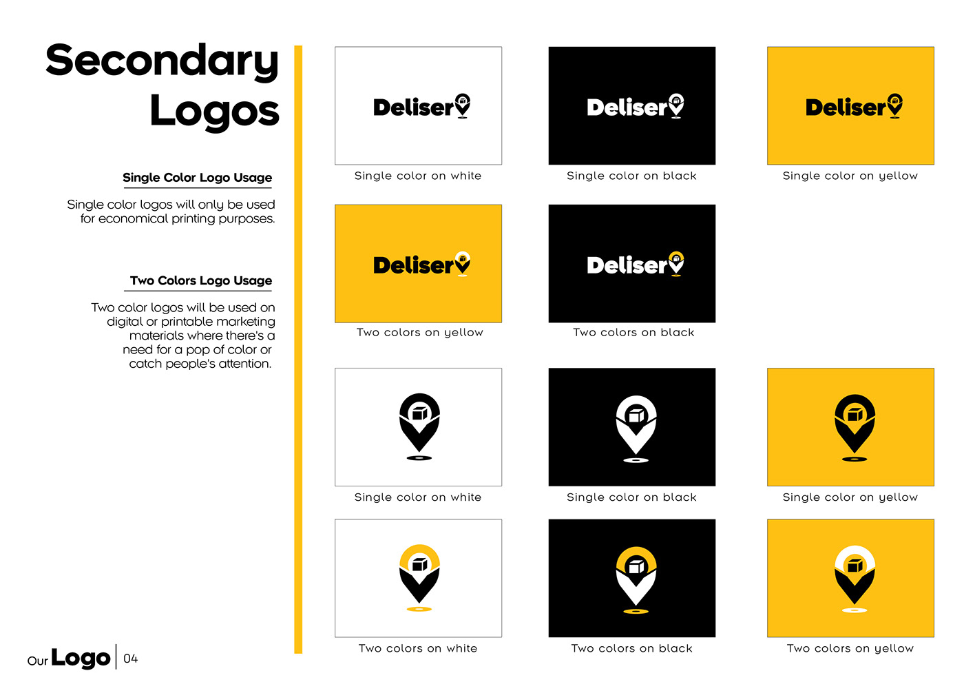 Brand Design brand identity branding  delivery Logo Design mockup design brand delivery app logo