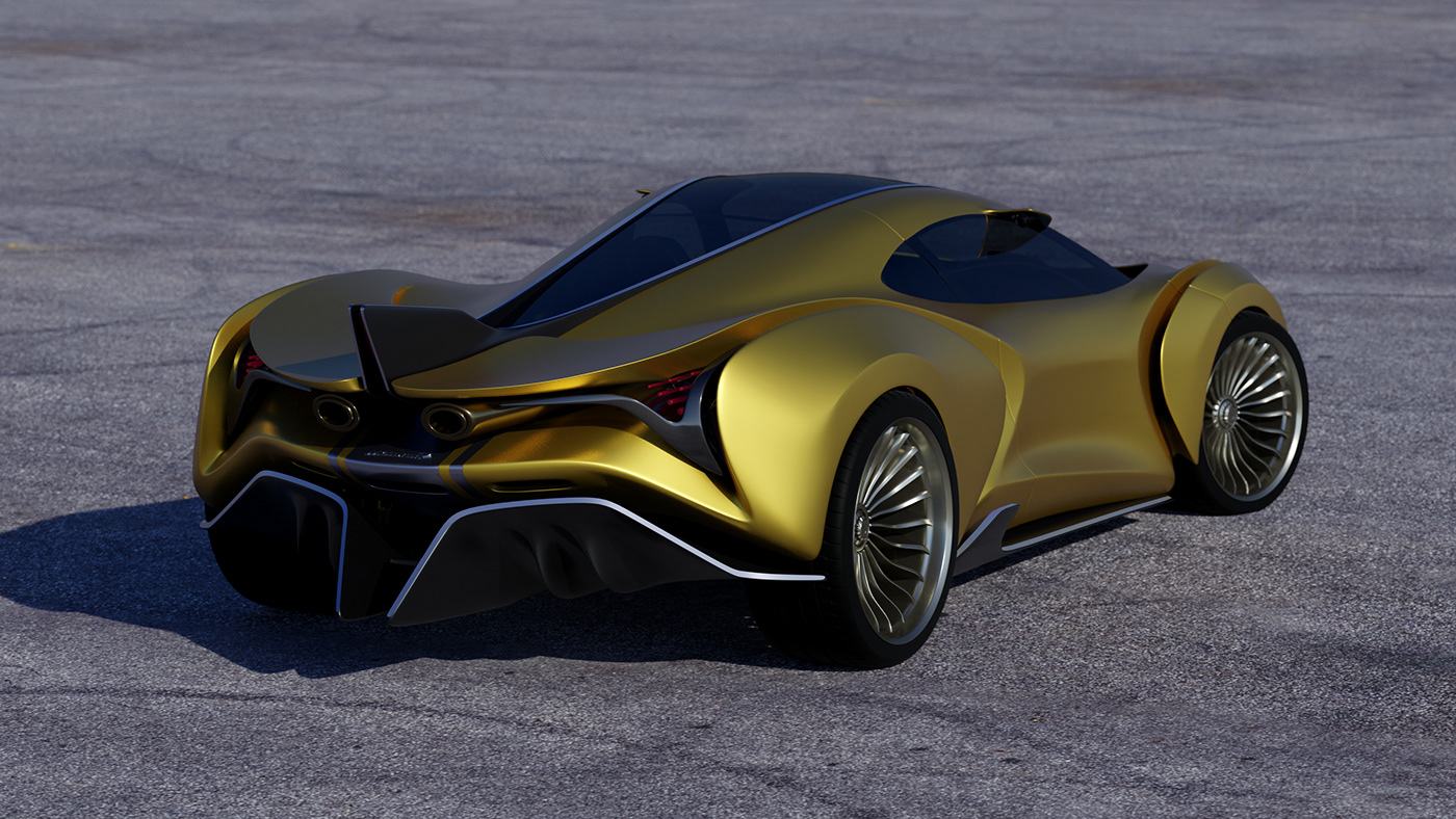automotive   brand identity cardesign concept McLaren supercar