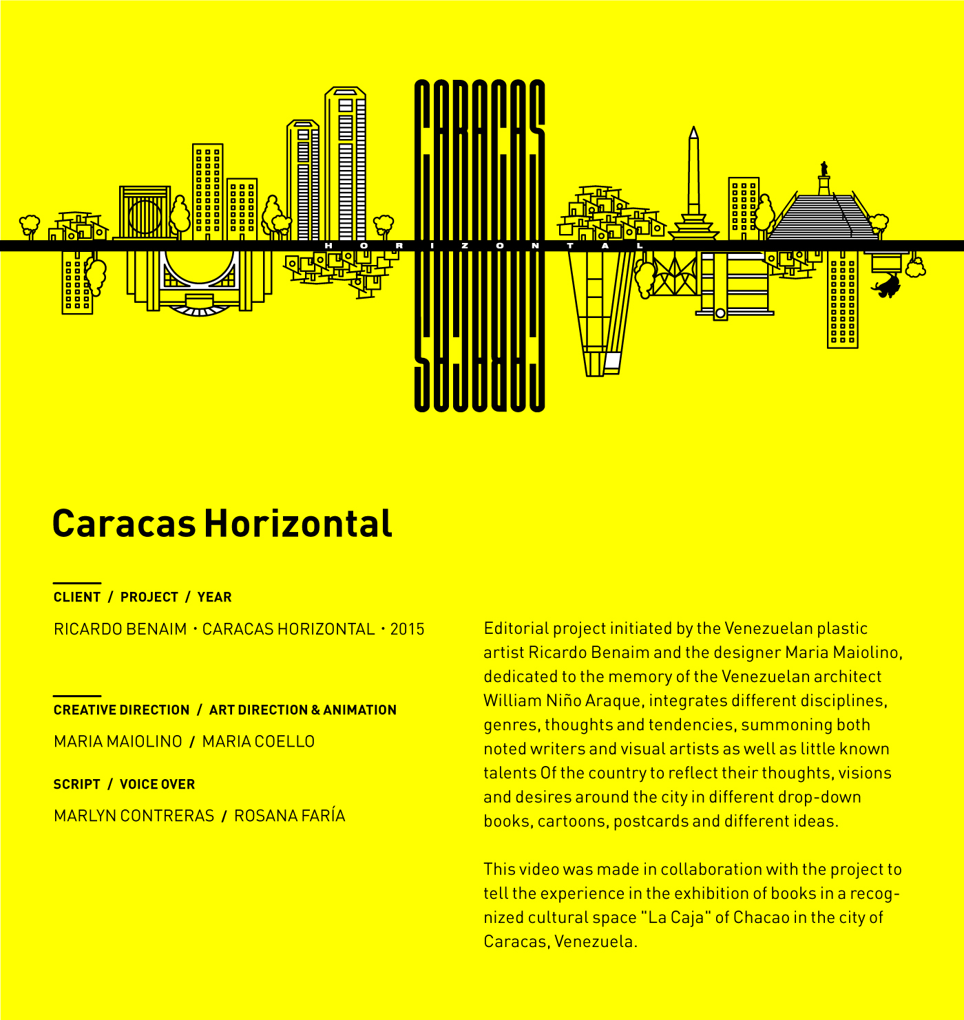 animation  Caracas Horizontal 2D cultural project art books chacao venezuela caracas