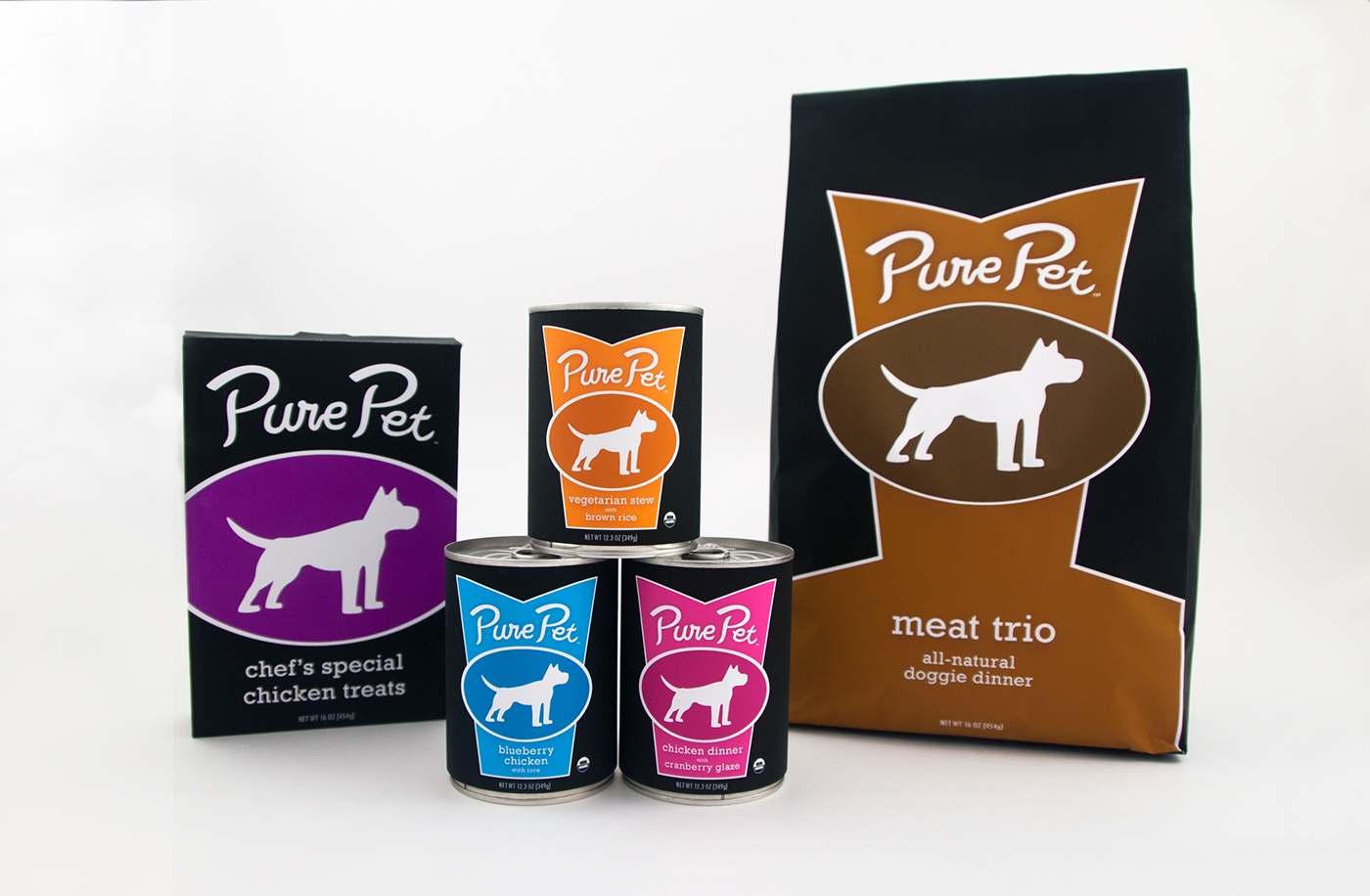 Download Pure Pet Dog Food Packaging & Branding on Behance