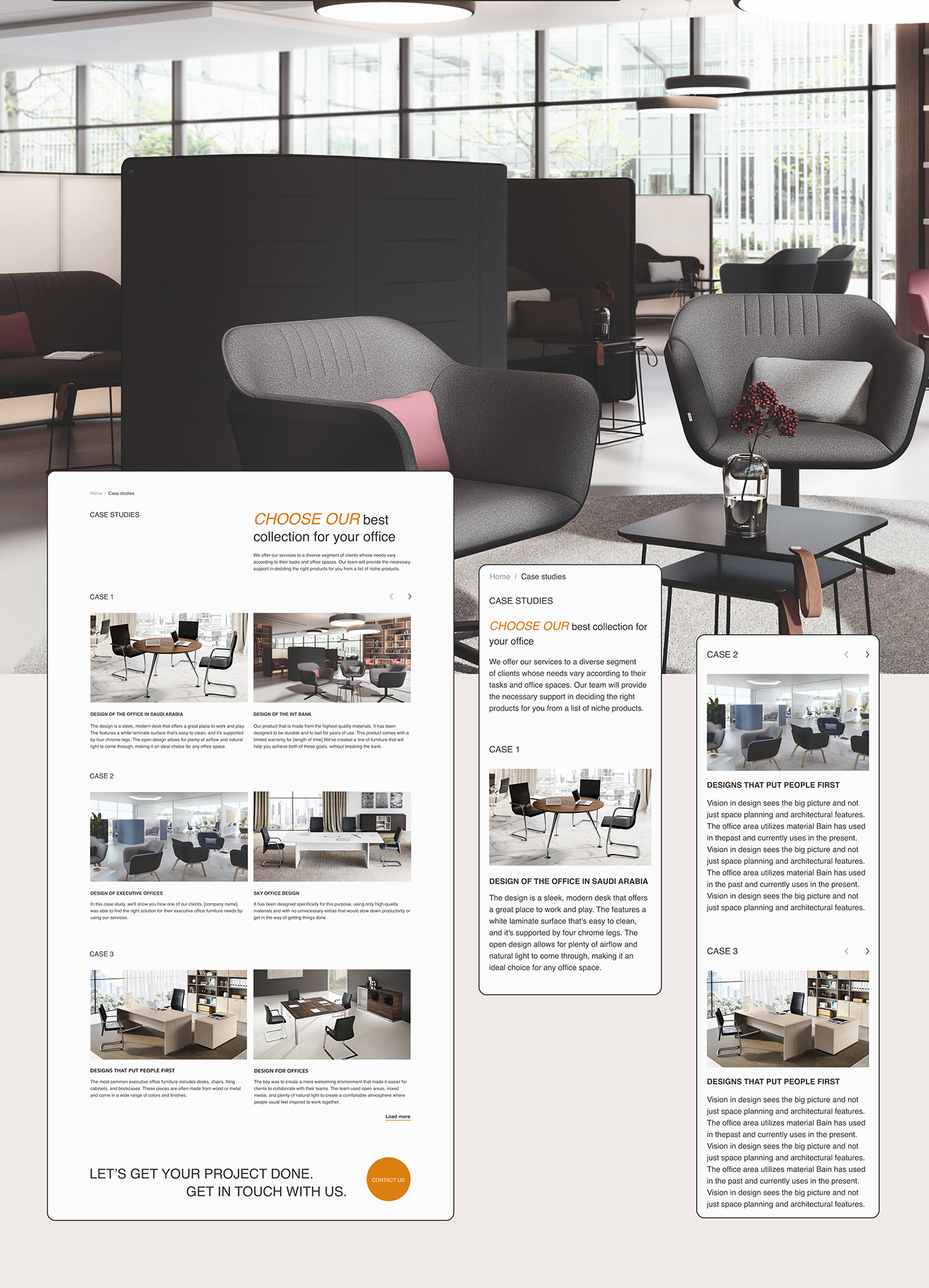 designer furniture interior design  interior studio interiordesign landing page UI/UX Web Design  Website wordpress
