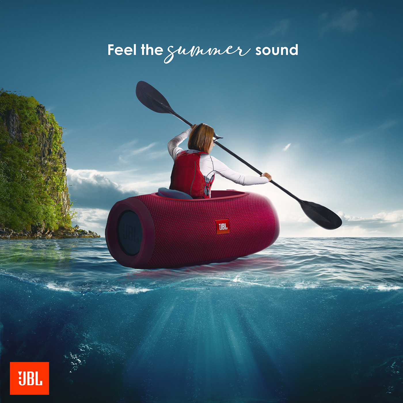 sound music jbl JBL Speaker summer vacation beach campaign sea