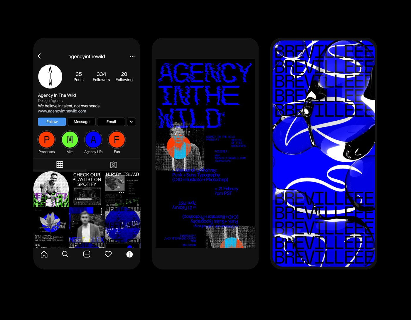 agency brand identity branding  digital identity identity for agency studio typography   UI Web Design 
