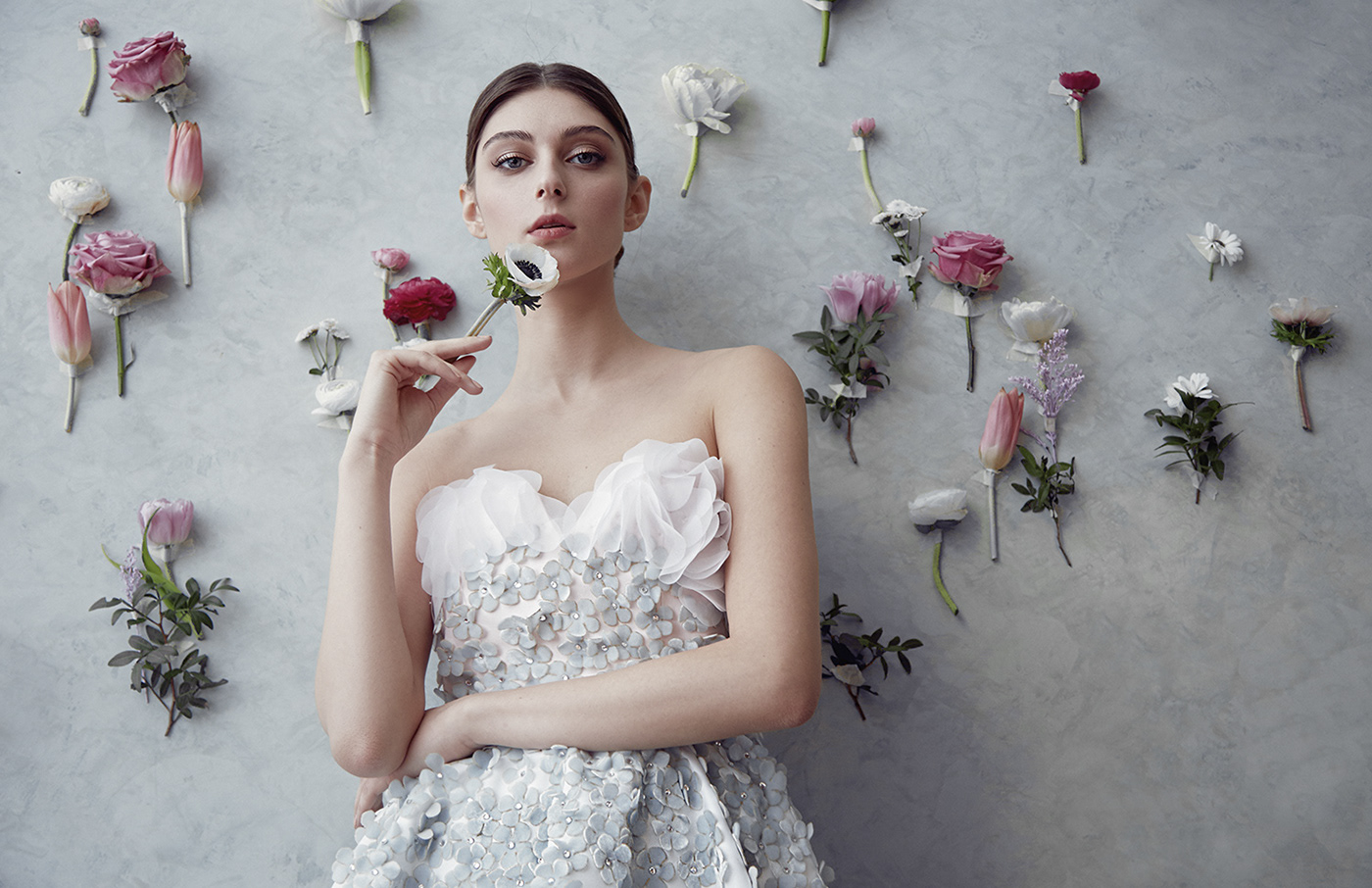 fashionable editorial makeup styling  wedding Style svetlana evstigneeva dress dreamy White beauty model glamour fairytale Moscow