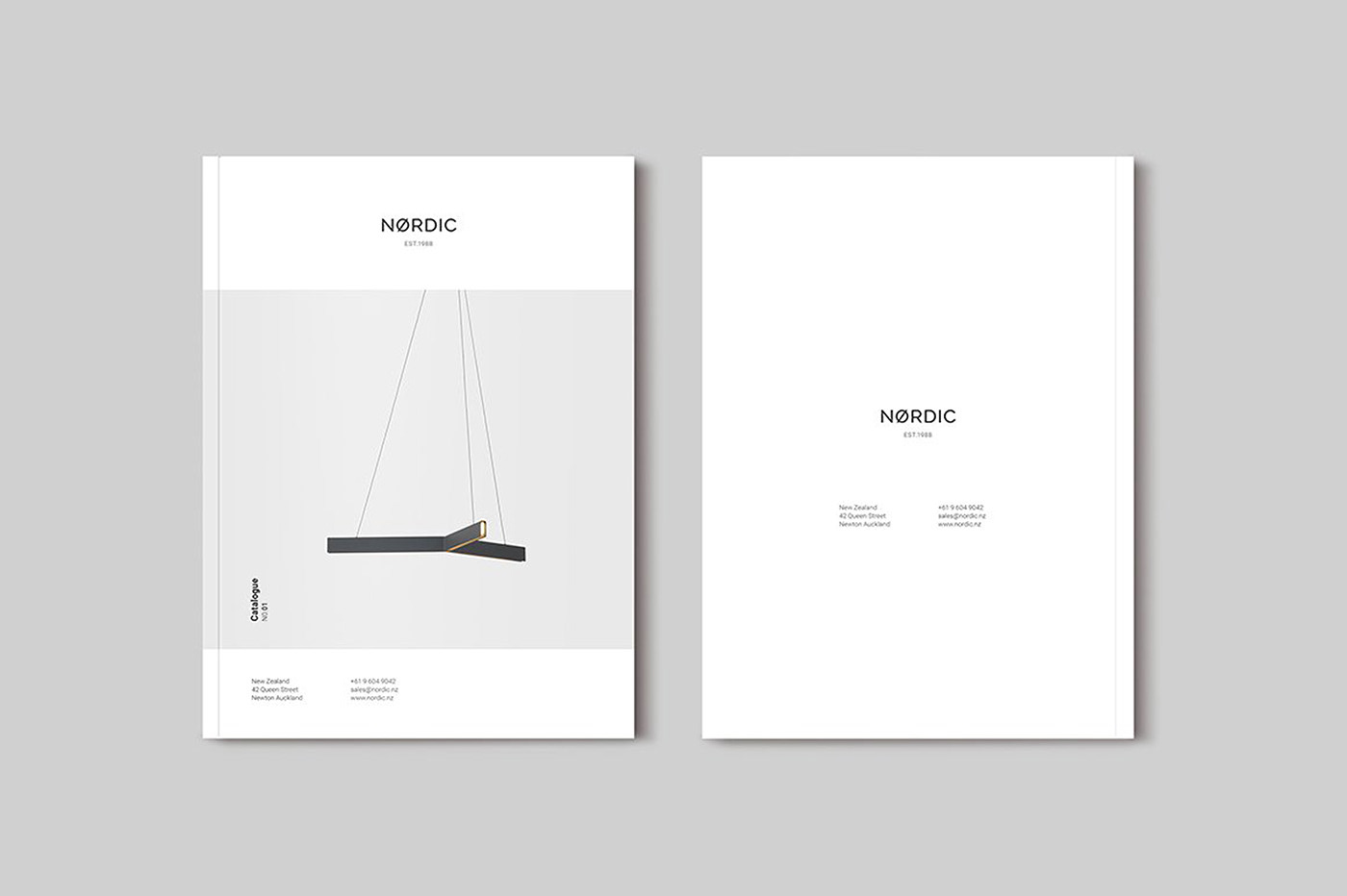 brochure catalog design InDesign magazine product template