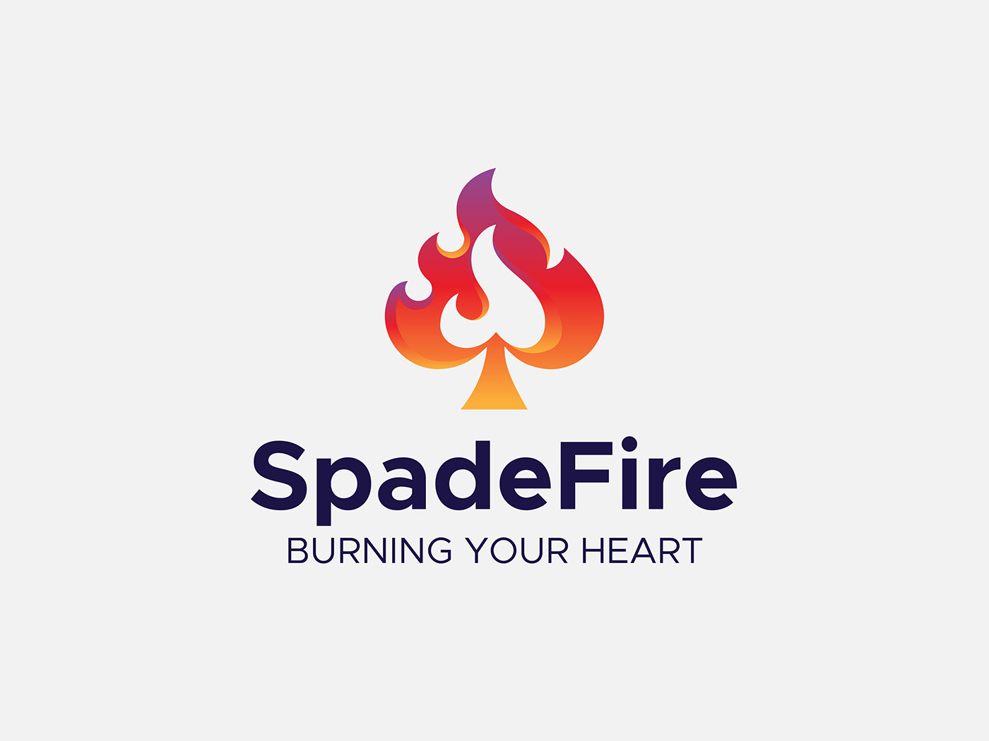 spade, fire, love, logo, casino, game, abstract, digitalart, artwork, nft, illustration