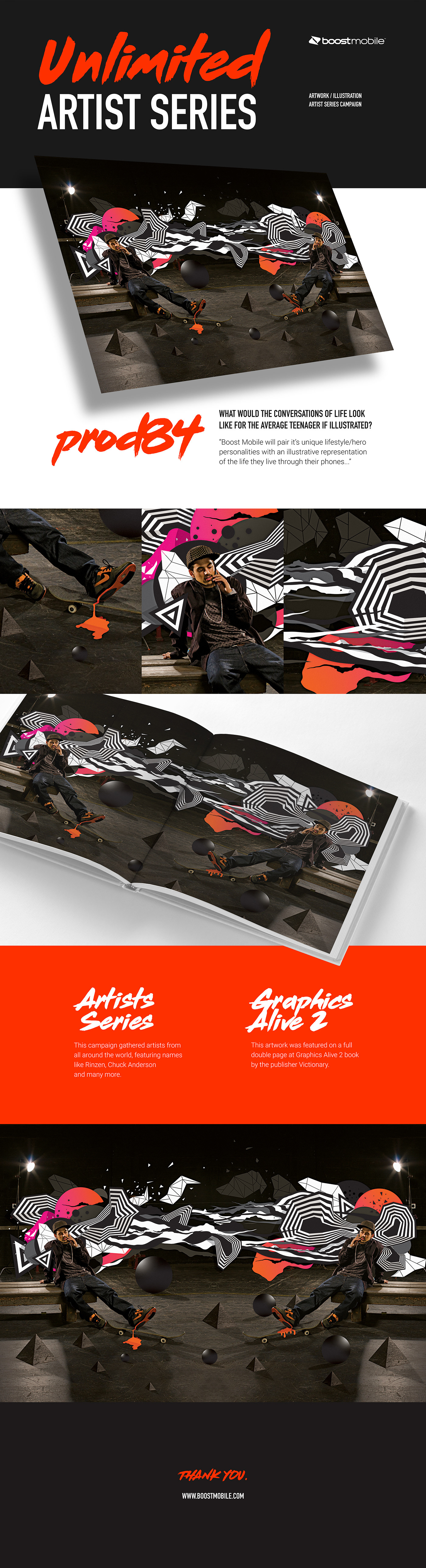 artwork ILLUSTRATION  boost mobile skateboard skate design campaign Advertising 