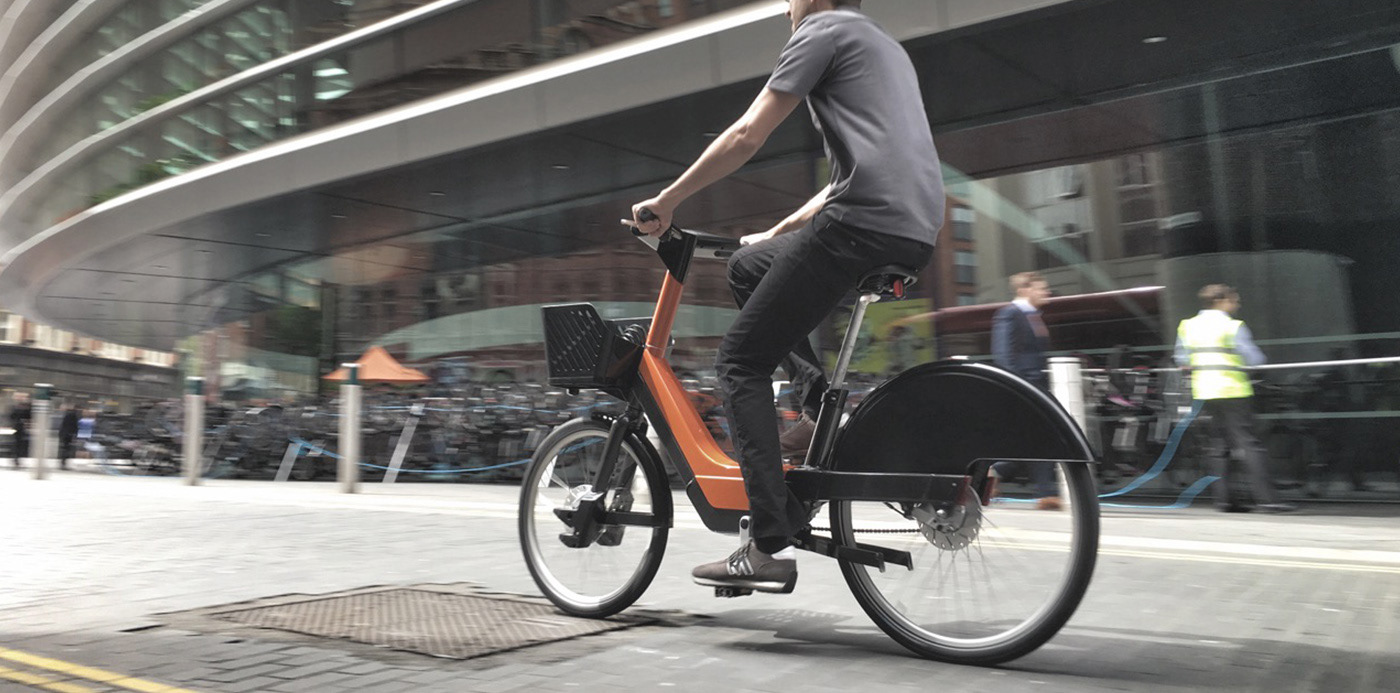 Bewegen Bicycle Bike-share transportation customization Montreal Bixi Technology interactive Bike