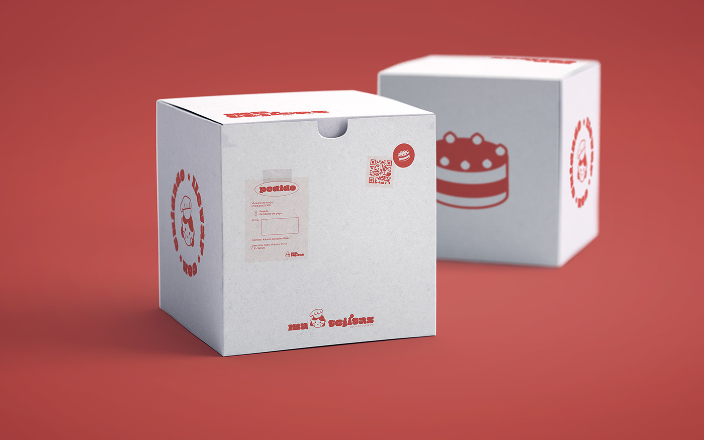 brand identity cake graphic design  identity Packaging packaging design visual identity bakery branding  logo