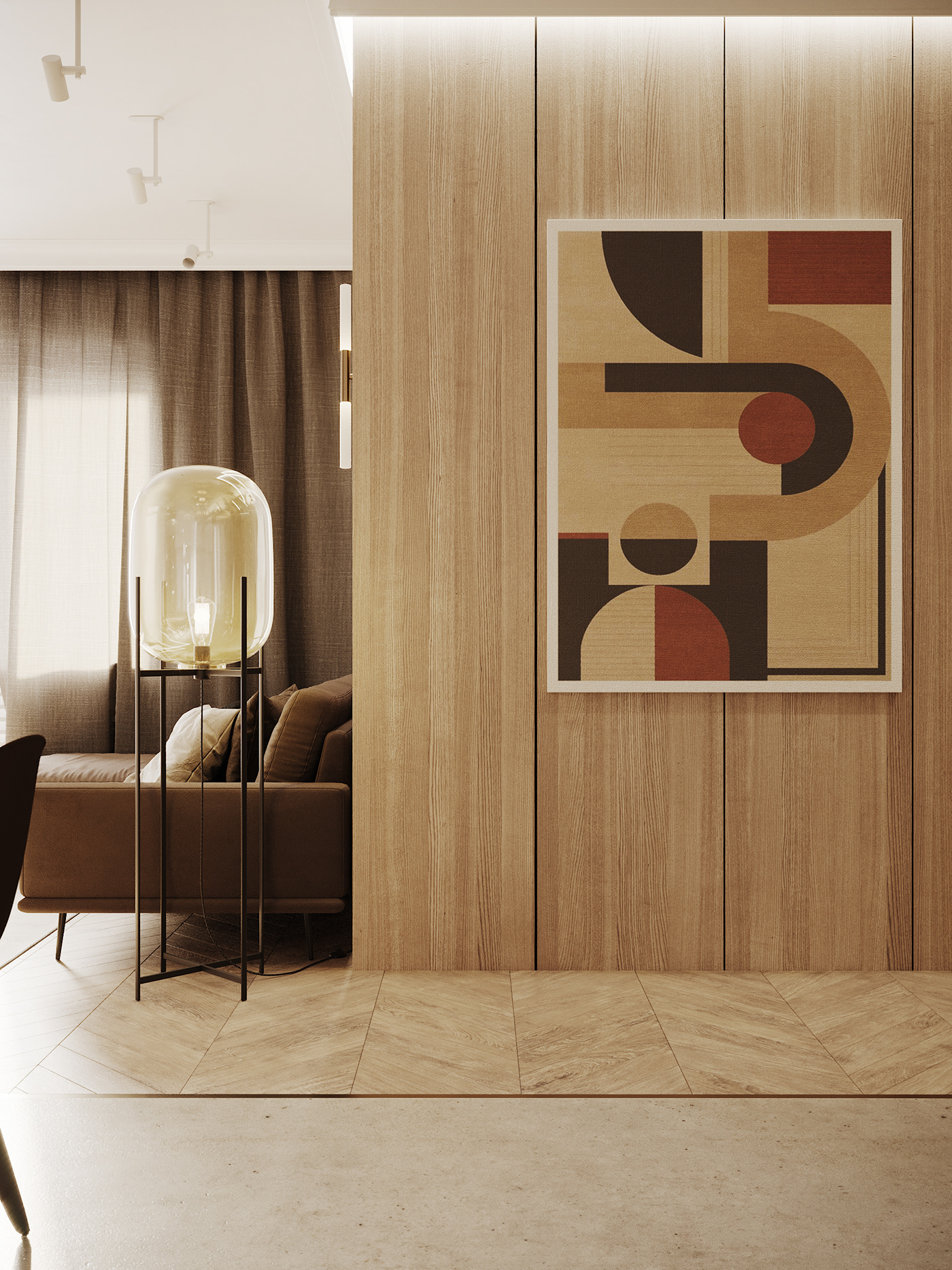 apartment residential modern biege minimal boutique