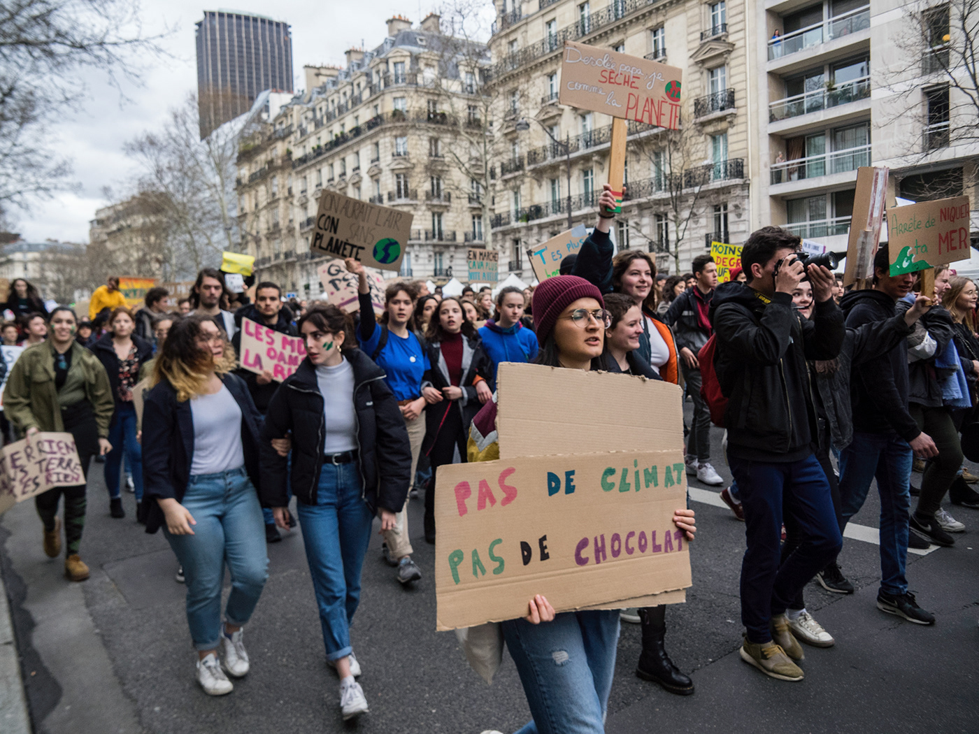 Photography  photojournalism  youthforclimate Ecology demonstration Paris france colors