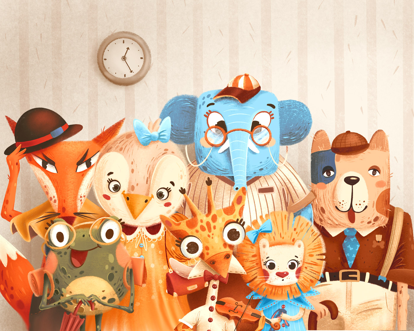Character Character design  character illustration ILLUSTRATION  children illustration cartoon cartoon character animals animals illustration animals characters 