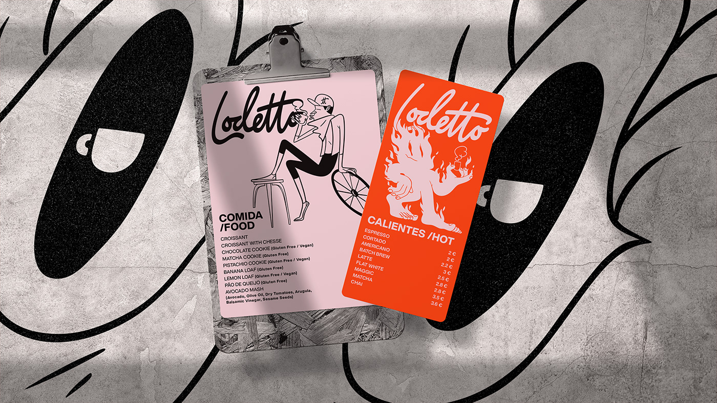 Coffee Cycling fanzine flyer ILLUSTRATION  punk rock
