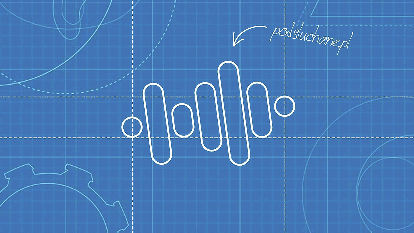 podsluchane.pl logo podcast redesign Paweł Opydo