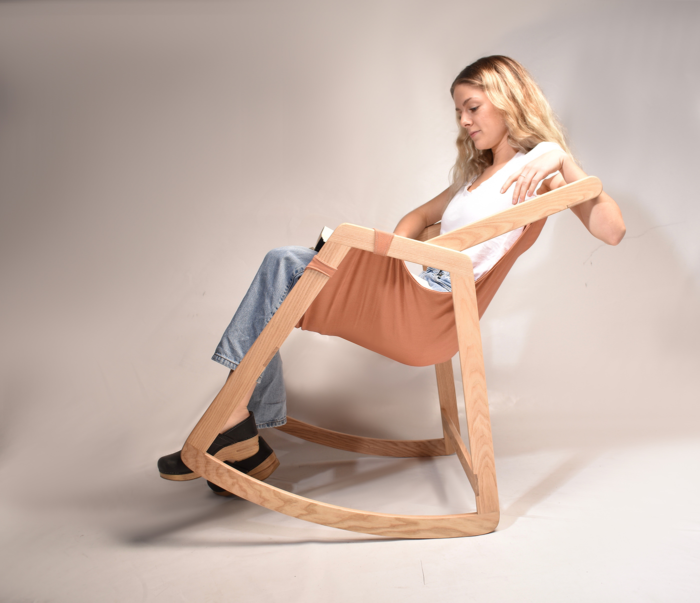 chair furniture design industrial design  product design  risd seat rocking chair ID wood