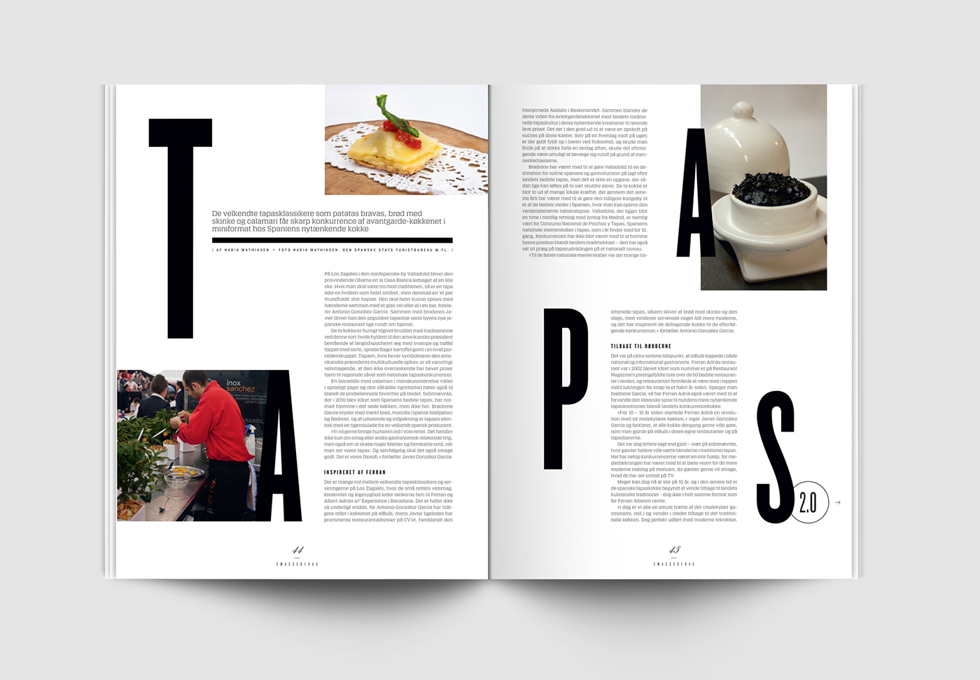 magazine Food  Layout editorial foodie