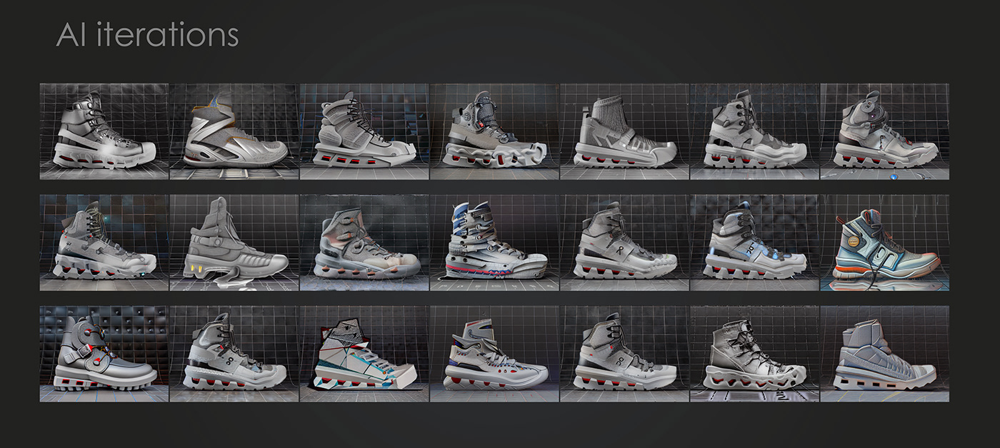3D CGI design Fashion  footwear Render shoe design shoes sneakers visualization