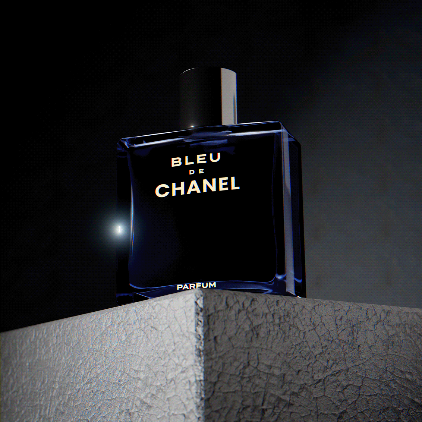 3d modeling Bleu de Chanel