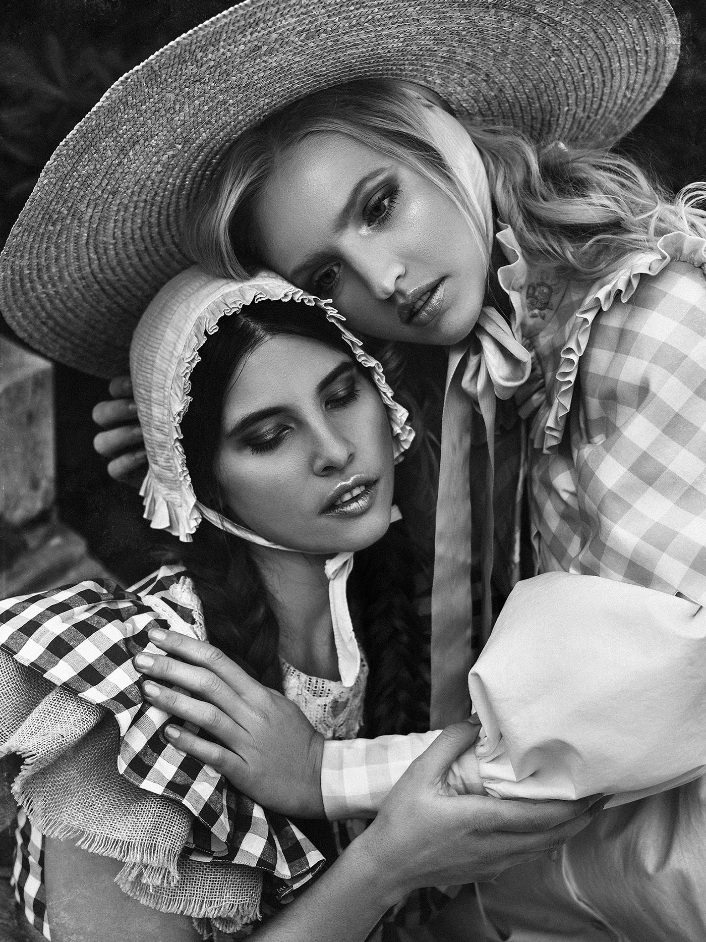 beauty farm Fashion  girl history portrait vintage