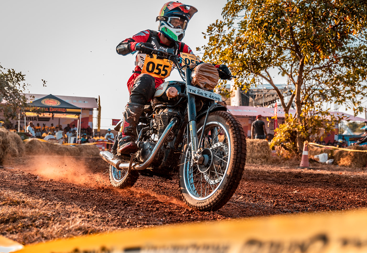 India dirt track Racing RedBull royalenfield biker race Bike motorcycle