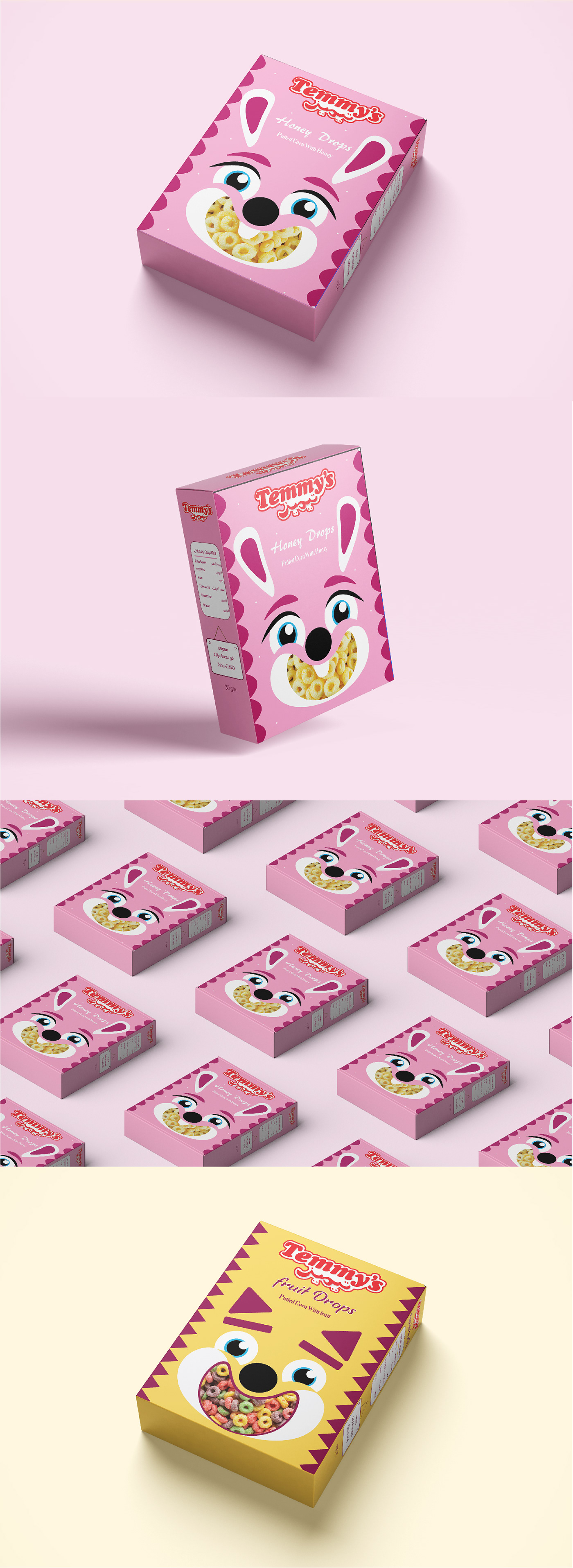 Packaging package design  product design brand identity adobe illustrator Brand Design vector Cornflakes Mockup