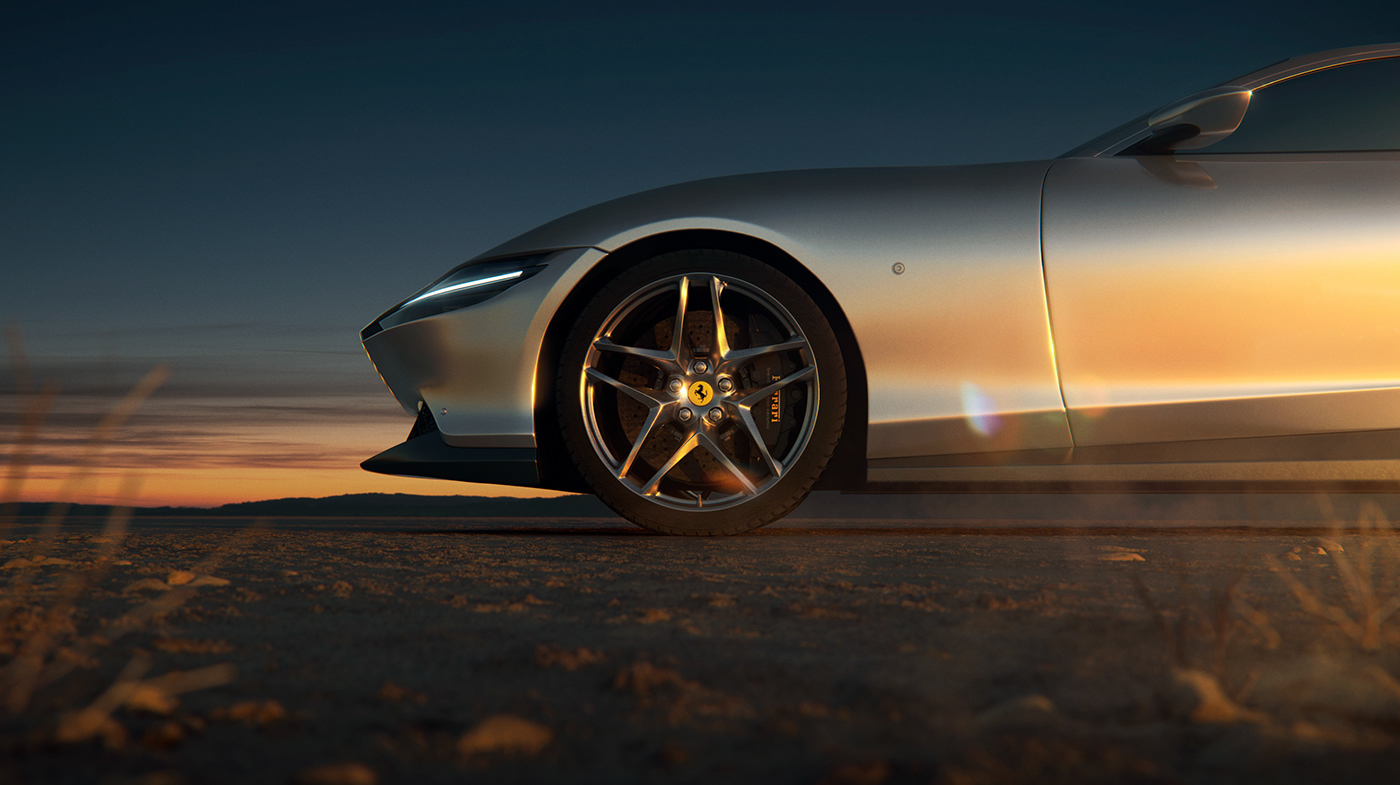 car 3D Render visualization exterior CGI blender