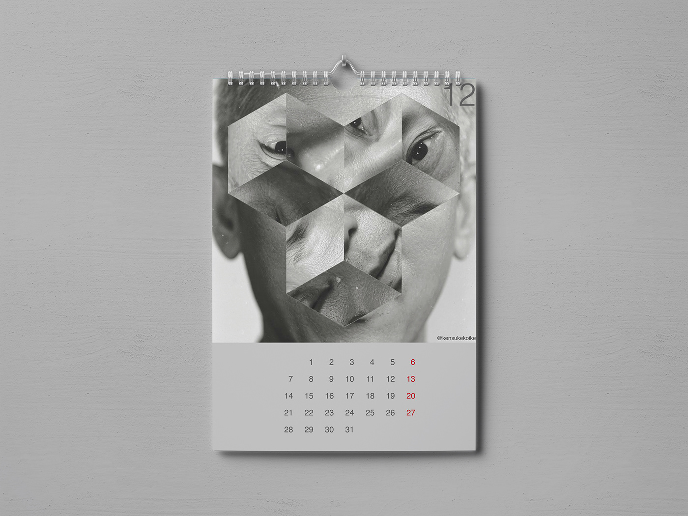 calendar poster editorial design date Day print calendar design contemporary