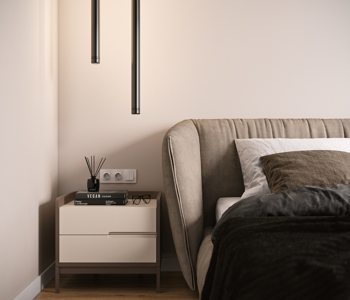 apartment bedroom CGI coronarenderer Interior interiordesign livingroom Render visualization