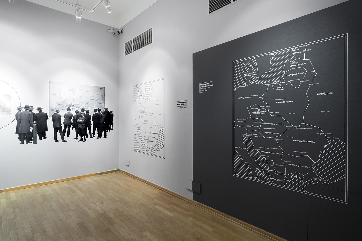 Exhibition  design museum typography   infographics maps architecture Photography  cracow history