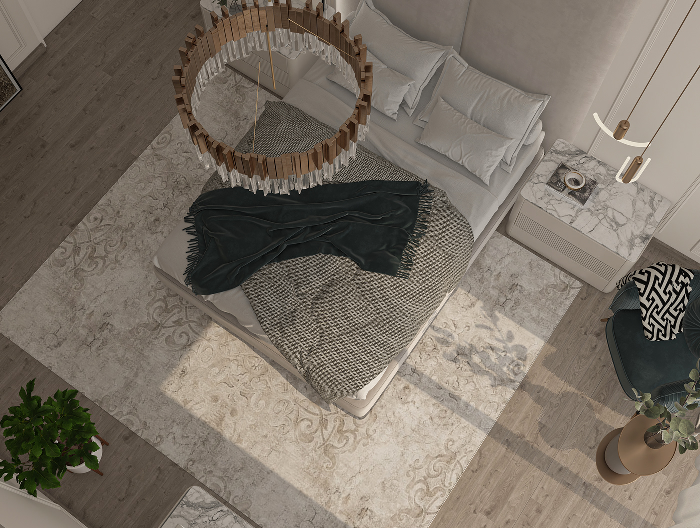 3ds max bedroom CGI dressing interior design  Master master bedroom modern Render visualization