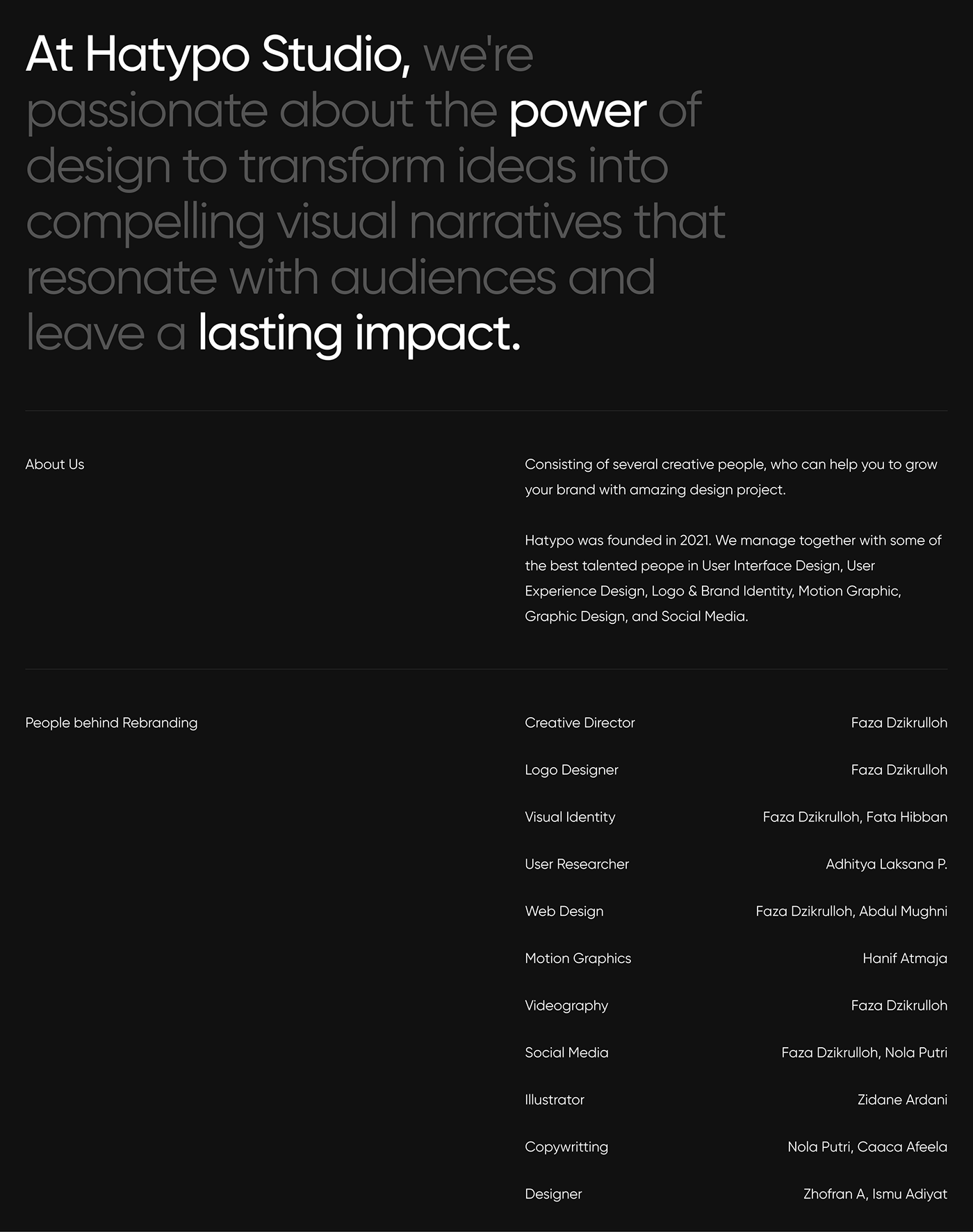 branding  rebranding Logo Design brand identity art direction  motion graphics agency identity visual