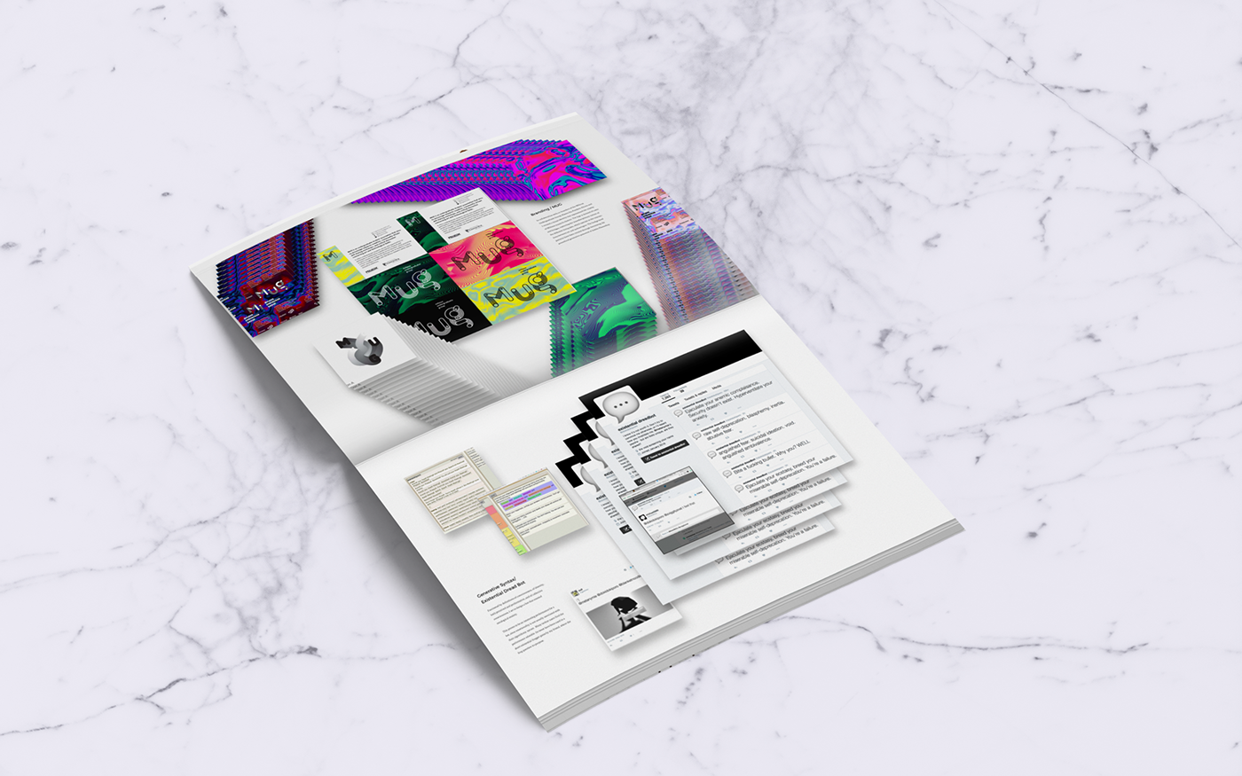 portfolio design graphic design  ocad uni University mdes gradient