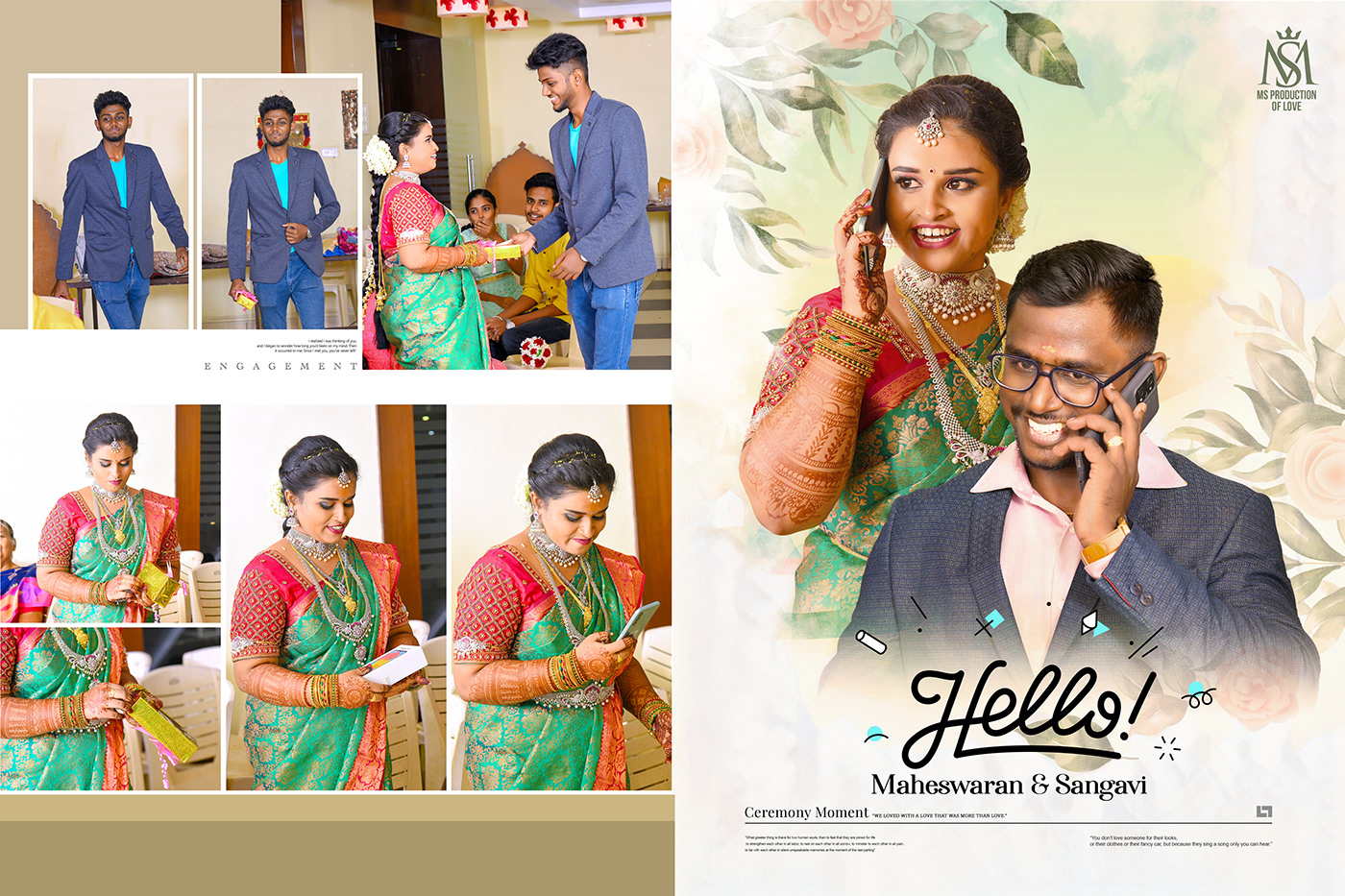 16x24 album design bridal couple engagement marriage photoshoot portrait save the date wedding Wedding Photography