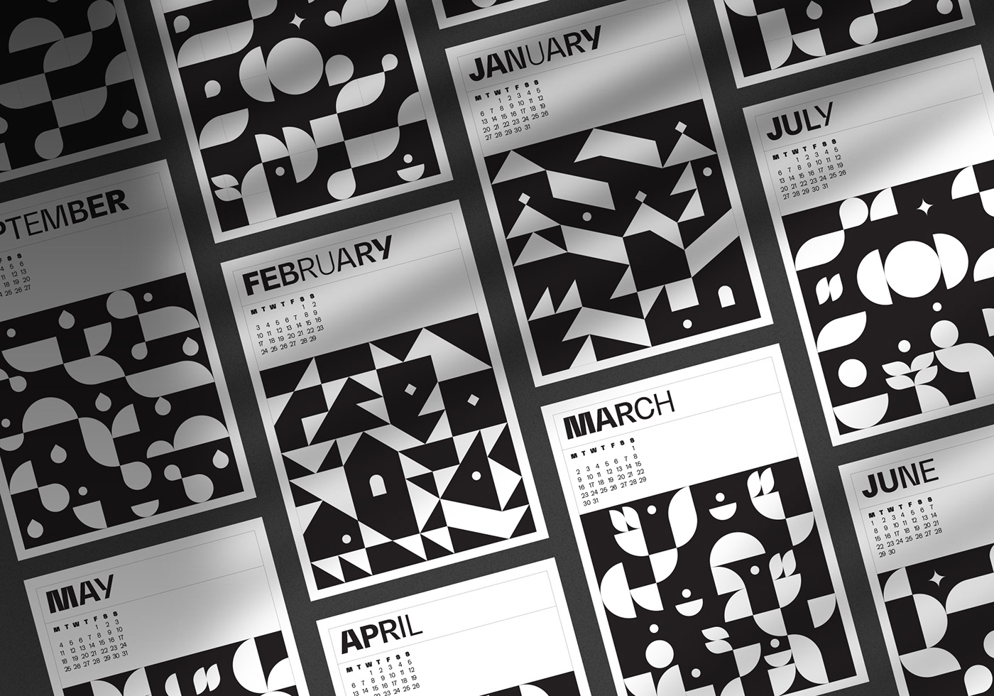 Illiustration calendar notebook graphic design  print design  art direction 